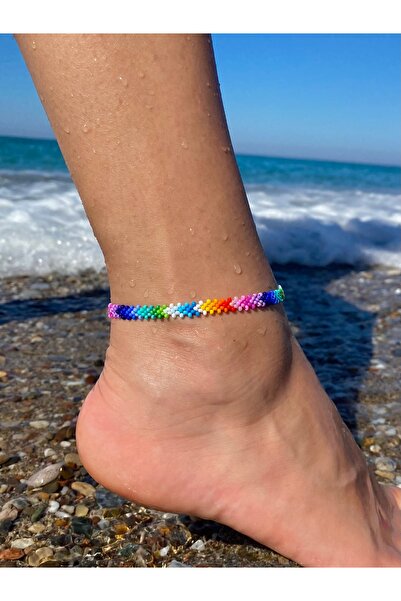 Beykan handmade Rainbow Anklet