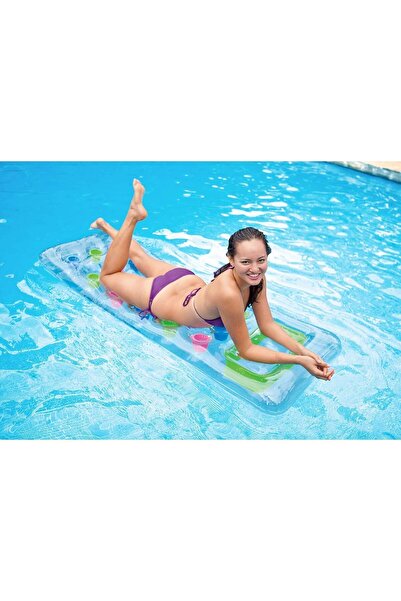 BESTWAY Deniz Yatağı Şeffaf 188 Cm X 71 Cm Pencereli Ve Bardaklık