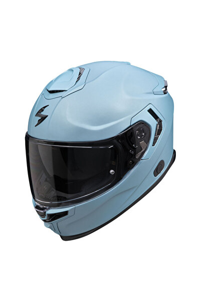 Scorpion Apex EXO-GT SP Carbon Matrix Air Kapalı Motosiklet Kaskı Mavi