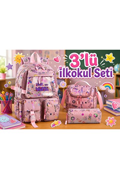 WMİLANO Rucsac cu model din țesătură twill în stil coreean Waddell Kawaii, se...