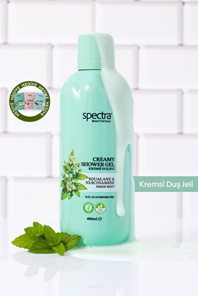 Spectra Care Nemlendirici Kremsi Vegan Duş Jeli -Fresh Mint- SLES&SLS&Paraben...