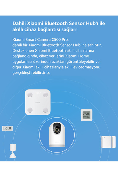 Xiaomi Smart Camera C500 Pro - Akıllı Kamera (Xiaomi Türkiye Garantili)