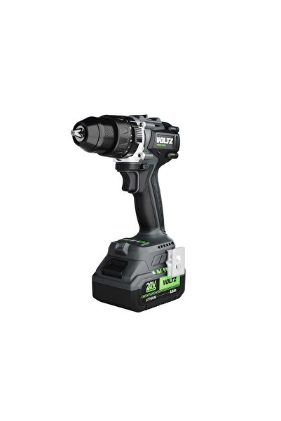 Voltz VZDR-20I Akülü Darbeli Matkap - 60NM - Kömürsüz - Ağır Hizmet - 13 mm M...