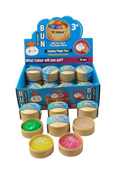 Pofika Çin mantısı Mini Sukuşi New Trend Squishy Dumpling Sürpriz Renklerde R...