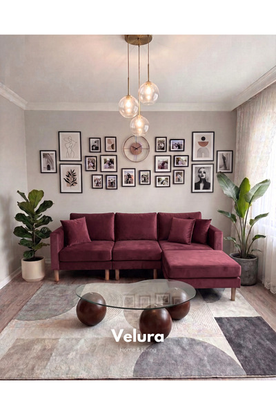 Velura Home & Living Armin Akıllı Köşe Koltuk Takımı & Modern Modüler Yataklı...
