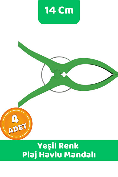 CANVELA 4 Adet XL Büyük Boy Şezlong Plaj Havlu Mandalı Halı Asma Battaniye ve...