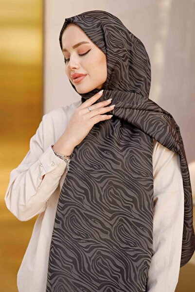 Mahal Silky Double Sided Zebra Voile Shawl