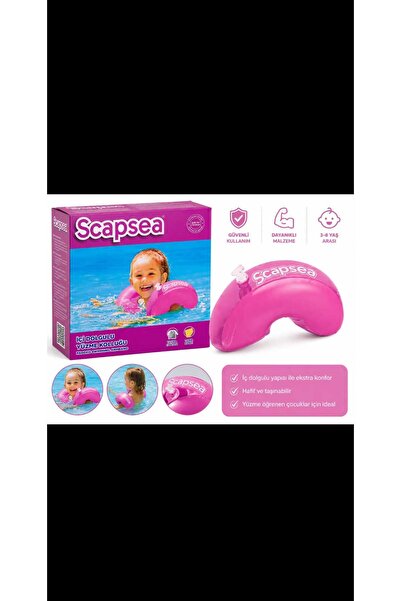 elaa aksesuar Scapsea Çocuklar İçin İçi Dolgulu Yüzme Kolluk 10- 40 Kg Pembe ...