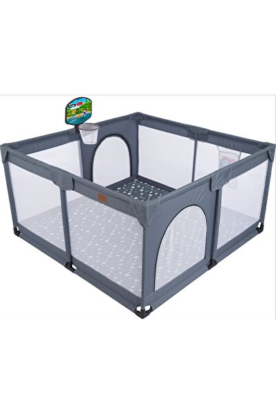 Tommybaby Güvenli Bebek Ve Çocuk Oyun Alanı Oyun Parkı 125X125 Oyun Matı Topları Yatak