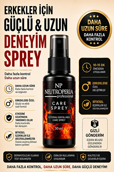 NP Neutroperia Professional Erkekler İçin Uzun Deneyim Sprey Premium Özel For...