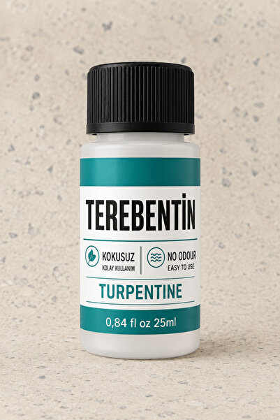 O&S Oyun ve Sanat Eğlen-Üret Yağlı Boya Terebentini, Trebentin 25 Ml, Fırça T...