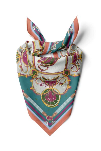 Modabutik Violla A69 ABSTRACT WATERCOLOR BANDANA