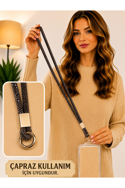 Case collection Taşlı Boyun Askısı 130cm