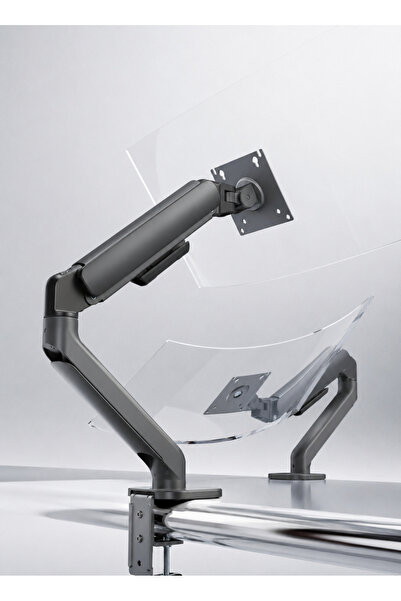 Pivot Lynx Series 17-32" Gas Piston Single Monitor Arm 10 kg Vesa Compatible ...