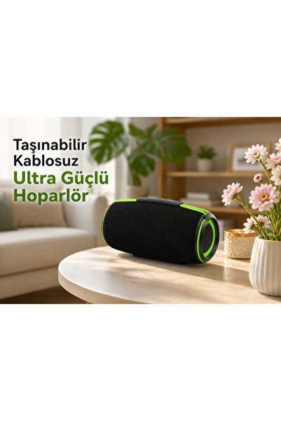 VOOKA Taşınabilir Kablosuz Hoparlör Güçlü Ses • 15W RMS 4000 mAh Uzun Pil Ömr...