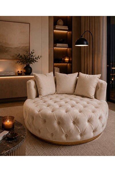 NAYAR HOME DESİGN PETRA BERJERİ RENK EKRU GOLD KASA