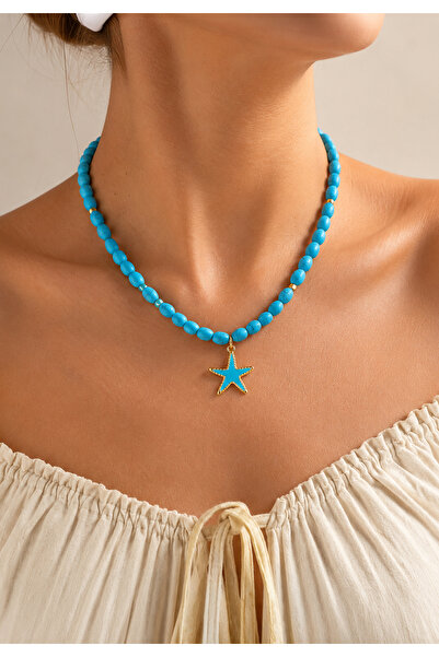 MinimalistTasarım Natural Stone Necklace - Turquoise Stone Necklace - Natural...