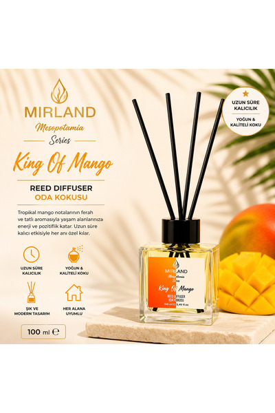 Mirland mango oda kokusu çubuklu 100ml