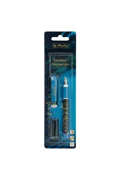 Herlitz Stilou ergonomic, penita M, 3 patroane incluse, New Batik Fearless