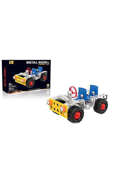 OEM Joc Constructii Metal Mini Jeep 69 piese
