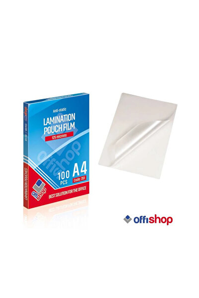 Offishop Folie laminare A4, 100mic, 100 buc/top -