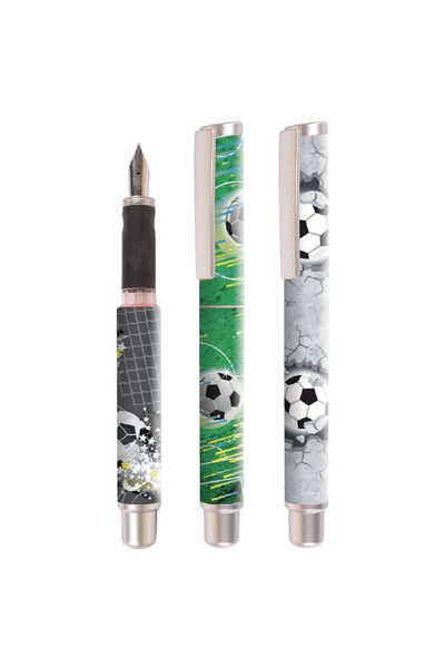 CRESCO Stilou GoPen, penita iridium, corp plastic diverse culori, model fotbal