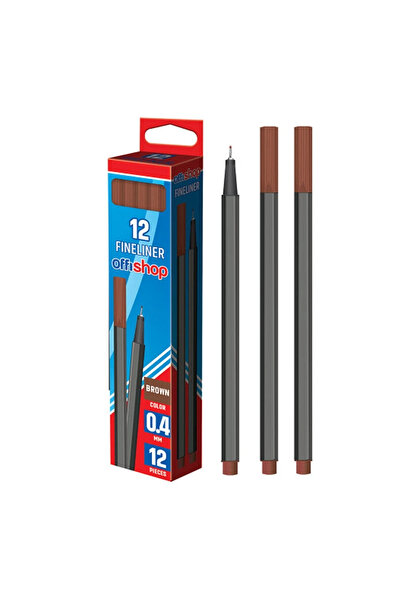 Offishop Fineliner maro, 0.4mm-