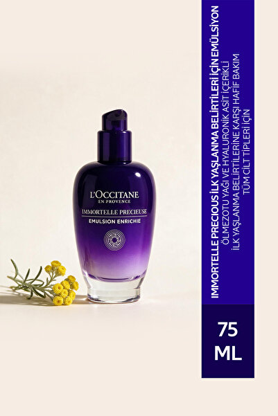 L'Occitane Immortelle Precious İlk Yaşlanma Belirtileri için Emülsiyon, Ölmez...