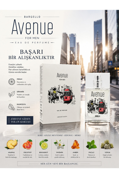 Bargello Avenue Erkek Parfüm Edp 50 ml
