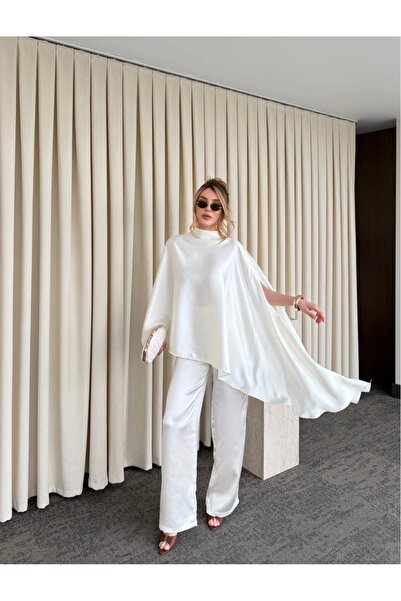 satenia storee bella bluz pantolon takım zara saten yeni modell tasarım