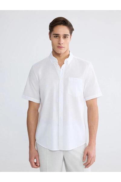 LC Waikiki Regular Fit Linen Blend Men's Shirt (S6)