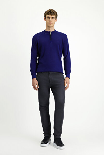Kiğılı Slim Fit Slim Fit Lycra Canvas / Chino Trousers