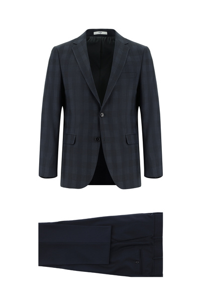 Kiğılı 6 Drop Regular Fit Standard Cut Combination Plaid Suit