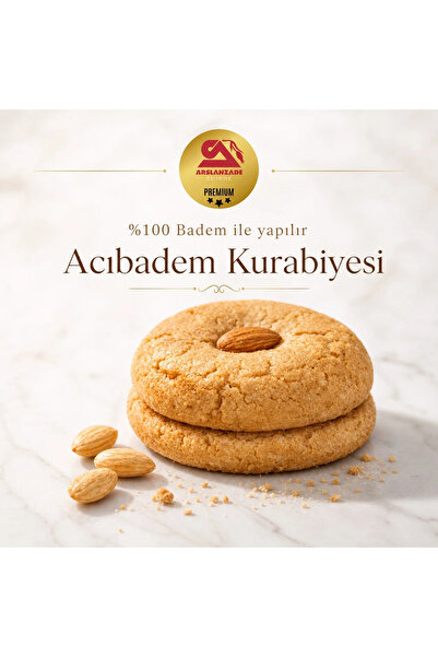 Arslanzade Acı Badem Kurabiyesi 100g