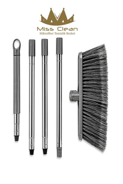Miss Clean Professional General Cleaning Brush Set 120 Cm Stainless Handle