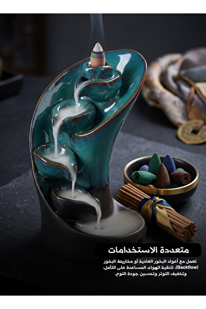 Yallabena Incense Burner Ornaments – Reverse Flow Ceramic Incense Holder