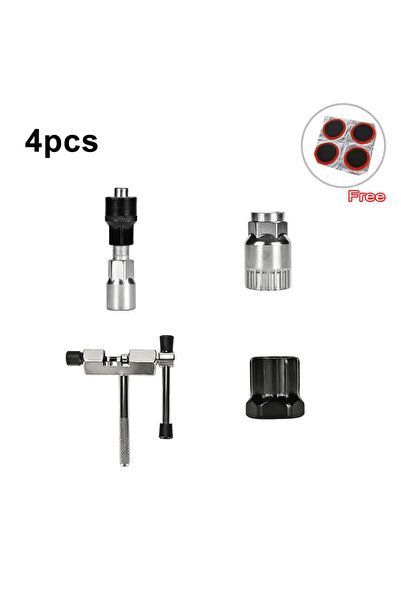 choice2 4pcs-1 Bike Tool Kit Professional Bike Repair Tools with Cassette Rem...