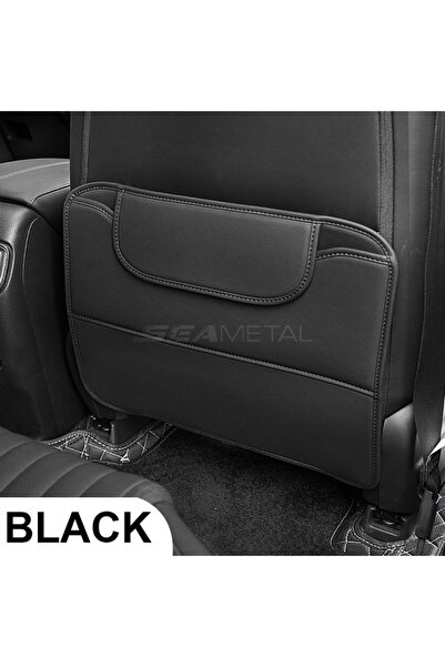 Choice Black 1pc BLALION PU Leather Car Anti-kick Pad Auto Seat Back Organize...