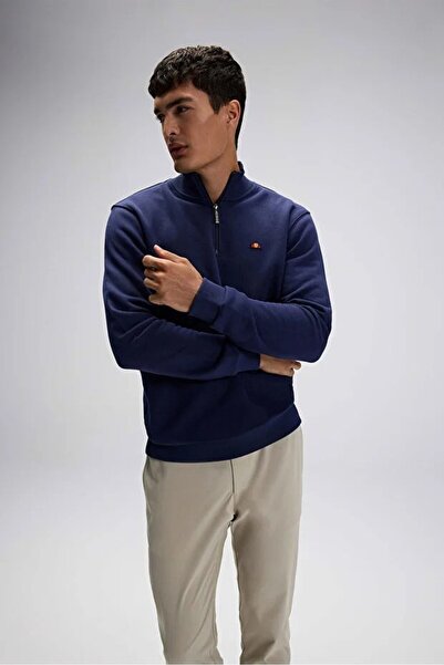 Ellesse Erkek Yarım Fermuarlı Sweat EM580-NV