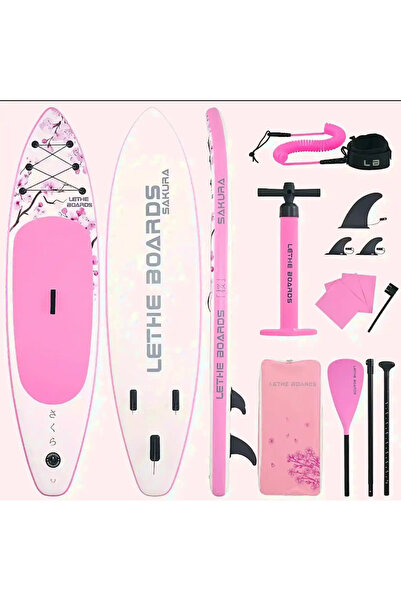 lethe boards Sakura Sup Paddle Board 3Finli 320x82x15-Full Set Şişme Sörf Tah...
