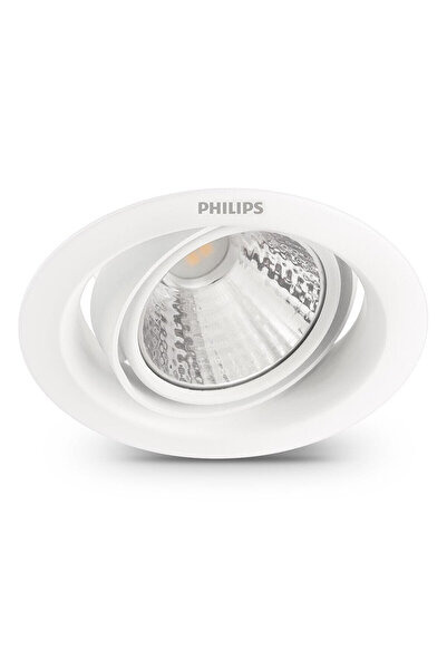 Philips 5w 350 Lümen 4000K Gün Işığı 3 Kademeli Kısılabilir Spot Armatür Deli...