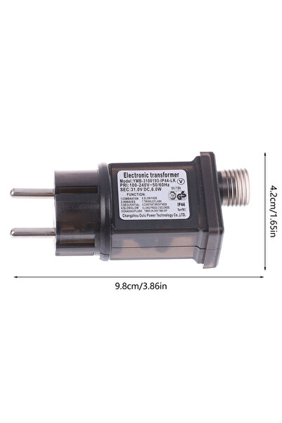 Choice 1pcs EU Plug AC 220V To 31VDC 6W 8 Functional With Remote Control SELV...