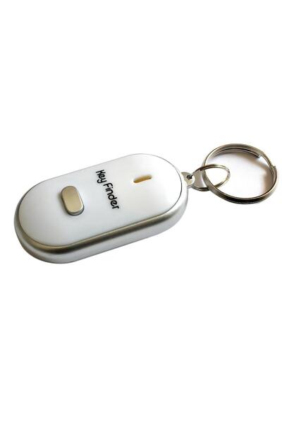 choice2 white Mini Anti-lost Whistle Key Finder Flashing Beeping Remote Kids ...