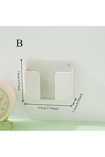Choice B white Multi-functional Wall-mounted Organizer for Remote Controls an...