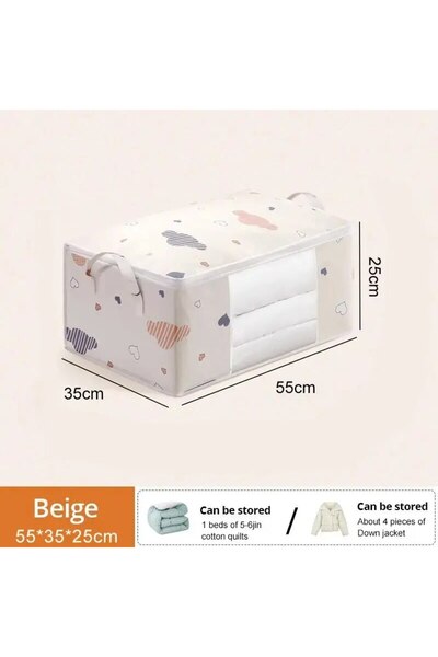 Choice White 25X35X55cm 1pc Large/Small Quilt Clothes Storage Bag Moisture Du...