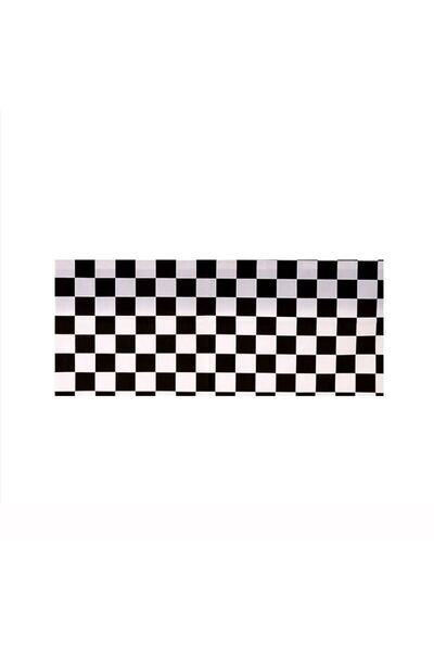 Choice 137x274cm 137x274cm Party F1 race black and white checkered tablecloth...