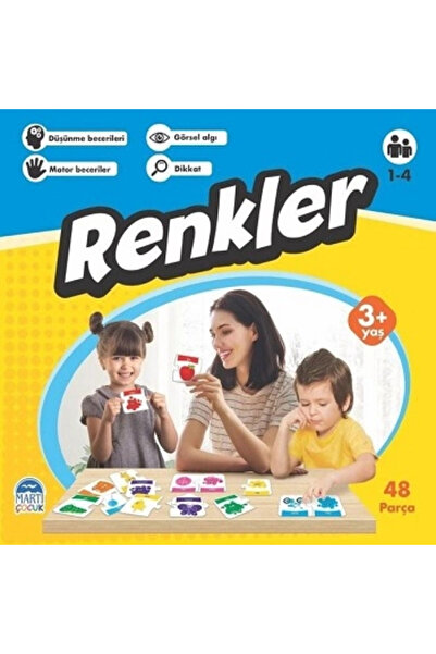 Martı Çocuk Yayınları Renkler - Eğitici Yapboz (3+ Yaş) - Kolektif