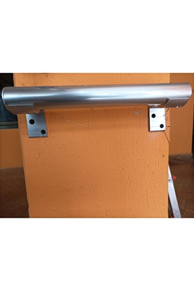 aldanmaz Wc Banyo Merdiven Alüminyum Tutamak BRONZ RENKLİ 33 Cm 3.5 Lik Boru