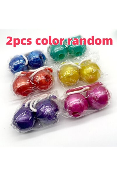 Choice 2pcs random Swinging Collision Ball Lato Swinging Toy String Hanging B...