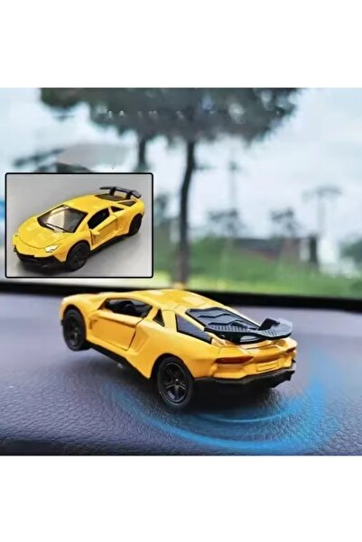 Choice6 YELLOW Sports Car Drift Alloy Gyroscope Center Console Ornaments Auto...
